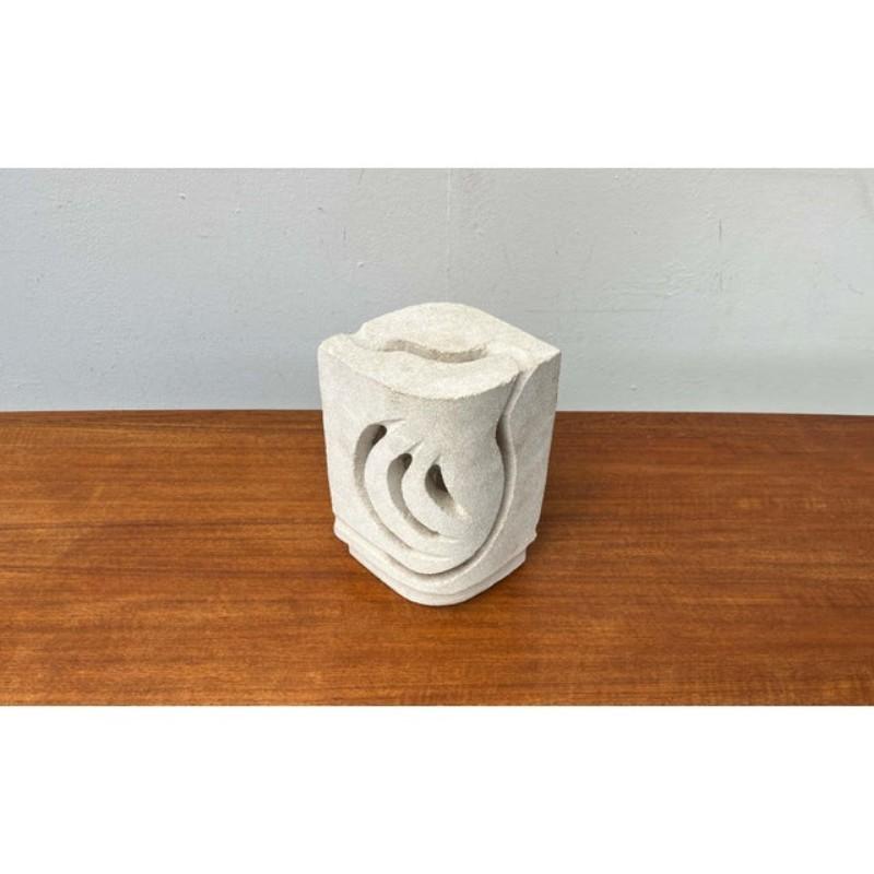 Moderne französische Stone-Tischlampe aus der Mitte des Jahrhunderts von Evy Dan im Angebot 7