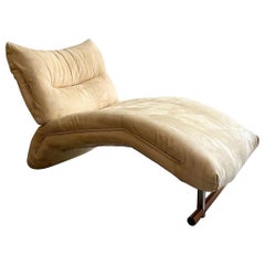 Chaise longue de estilo francés moderno de mediados de siglo, circa años 60