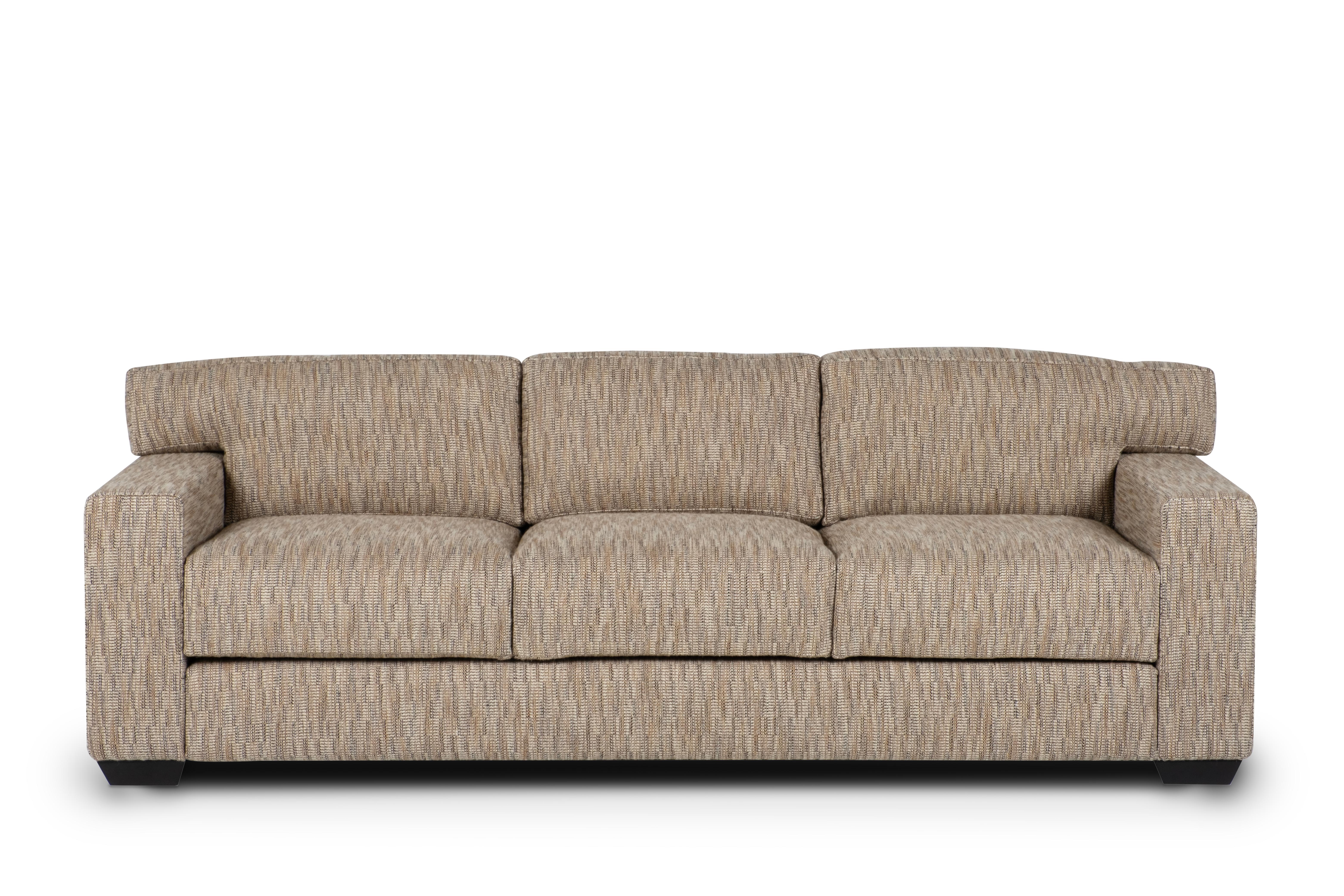 Mid-Century Modern French Style Sofa, handmade in Portugal - Europe by Greenapple.

With an elegant design inspired by the style of the great mid-century French designers this sofa exudes a stylish yet serene feel.
The upholstery in cream linen