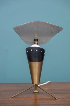 Mid-Century Modern French Table Lamp