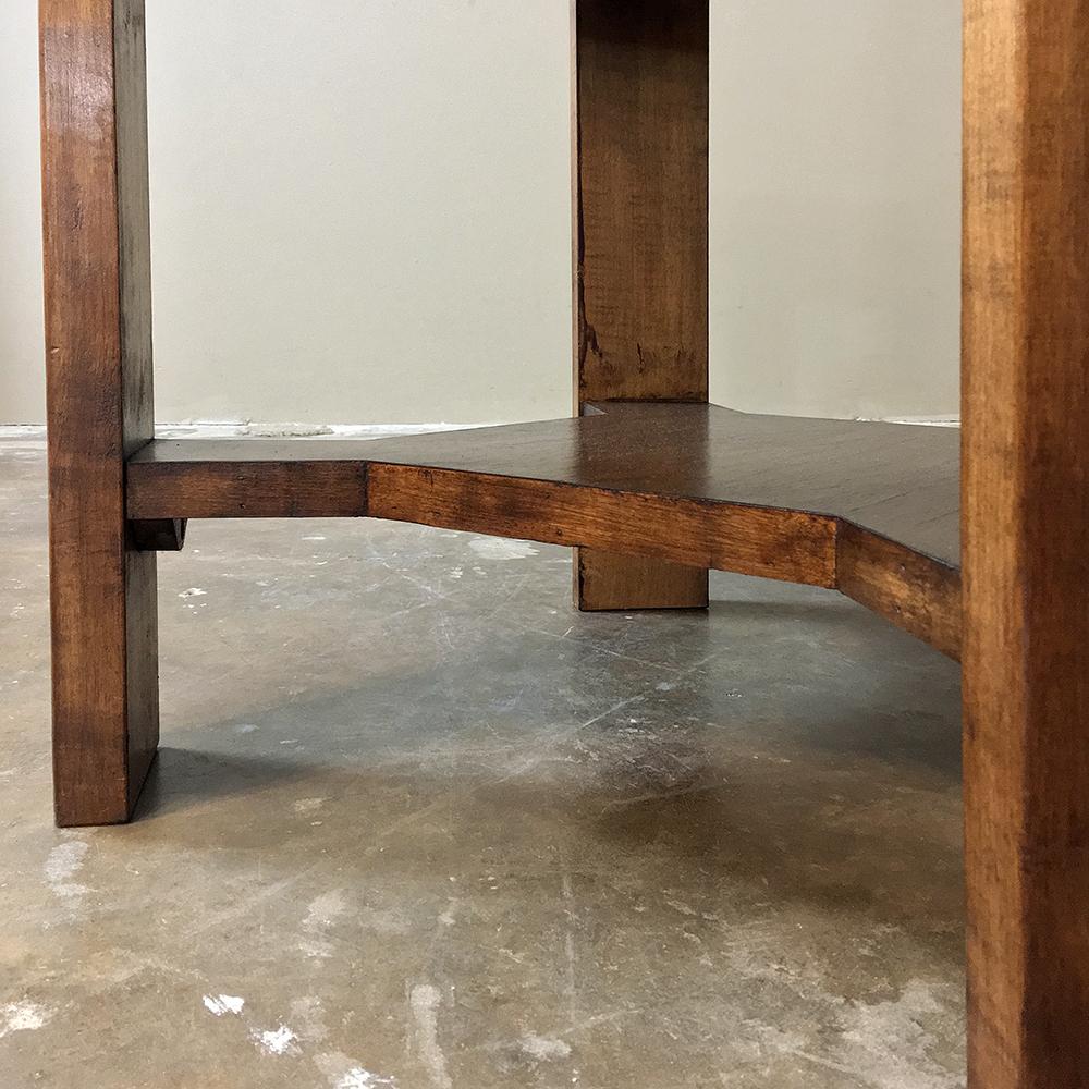 Mid-Century Modern French Walnut End Table 5