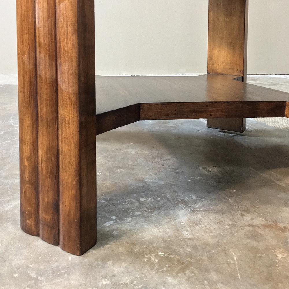 Mid-Century Modern French Walnut End Table 2