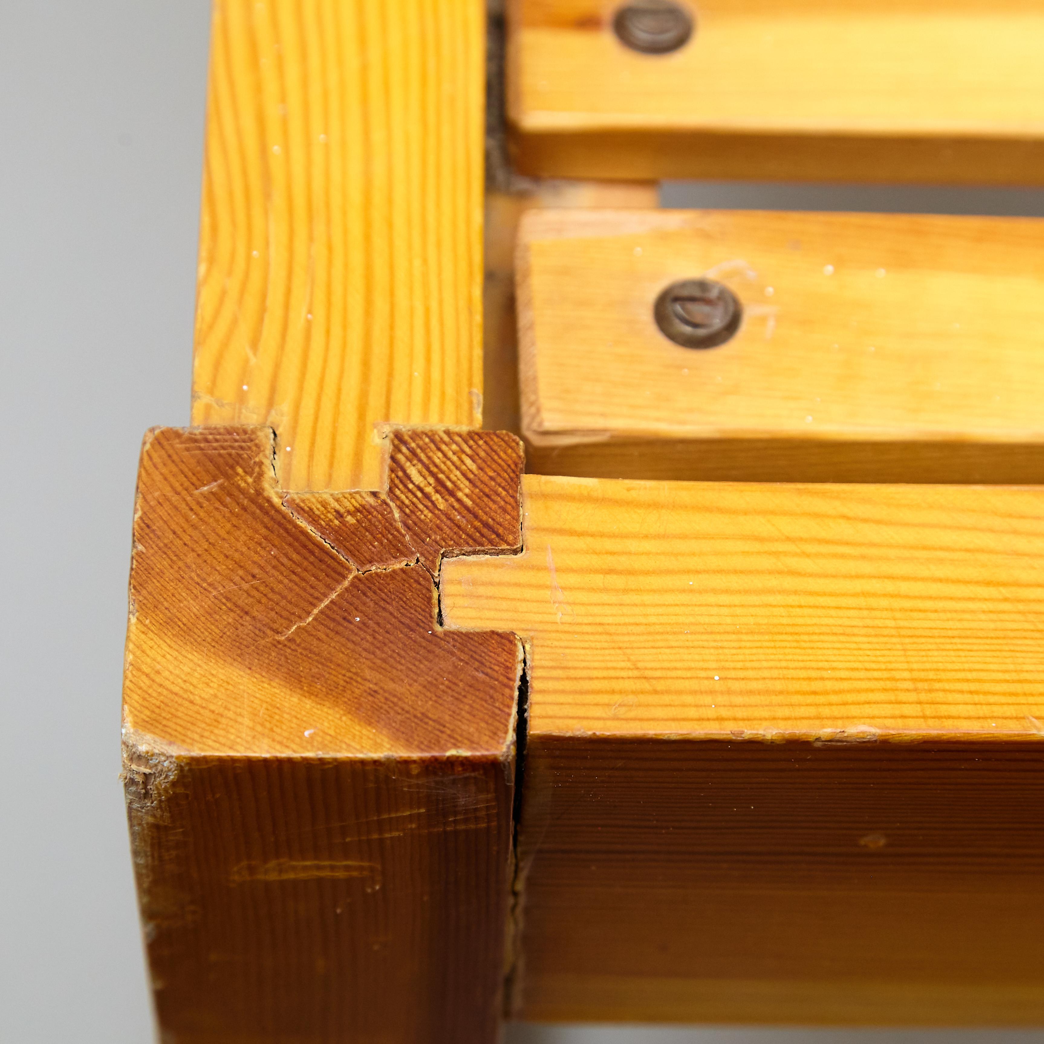 Milieu du XXe siècle Table basse en bois française The Modernity, circa 1950 en vente