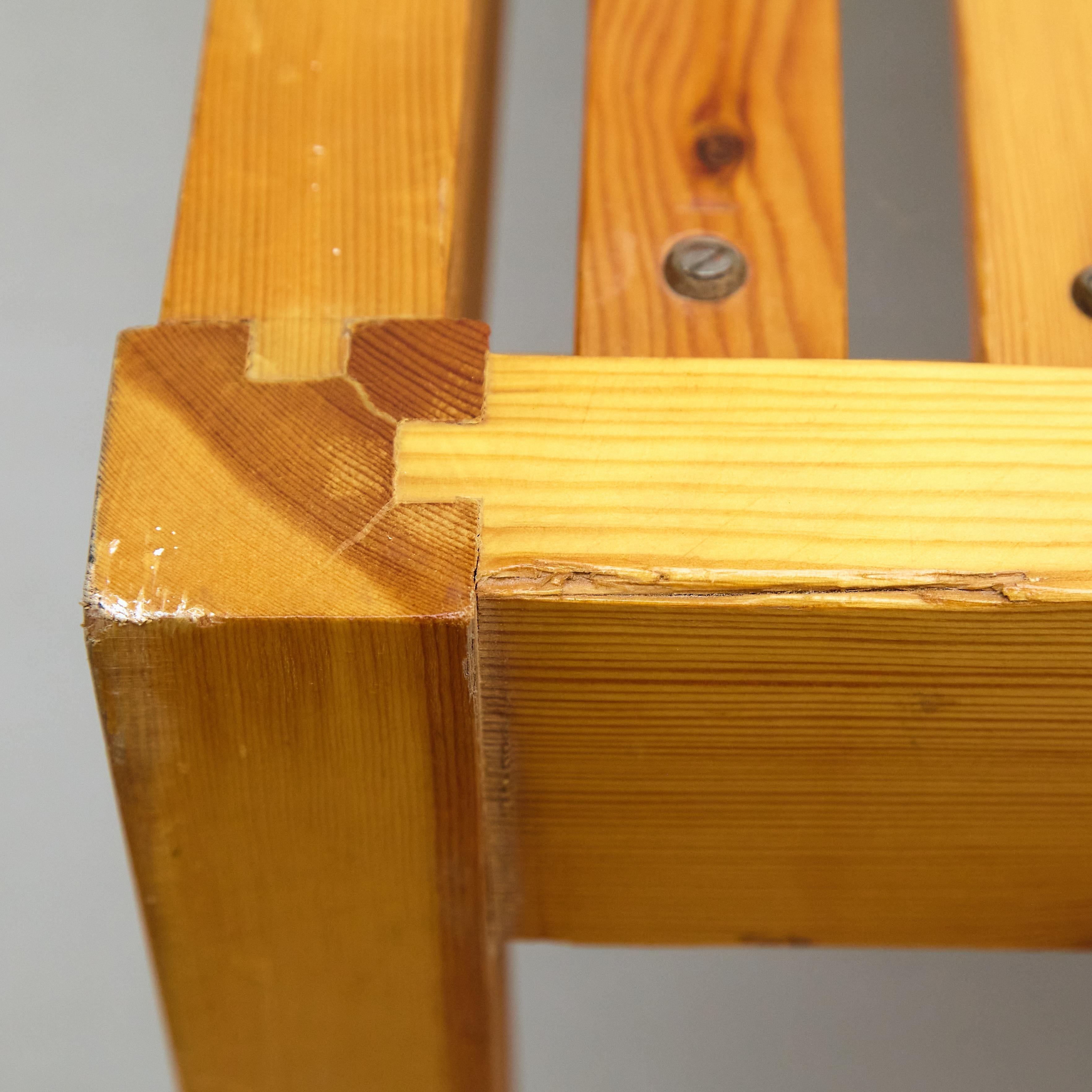 Bois Table basse en bois française The Modernity, circa 1950 en vente