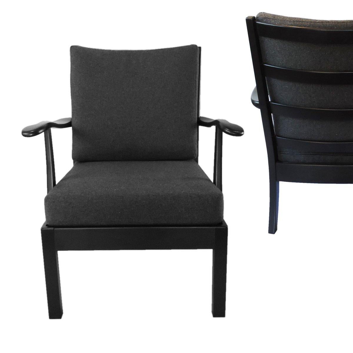 Mid-20th Century Mid-Century Modern Fritz Hansen Lounge Chairs For Sale