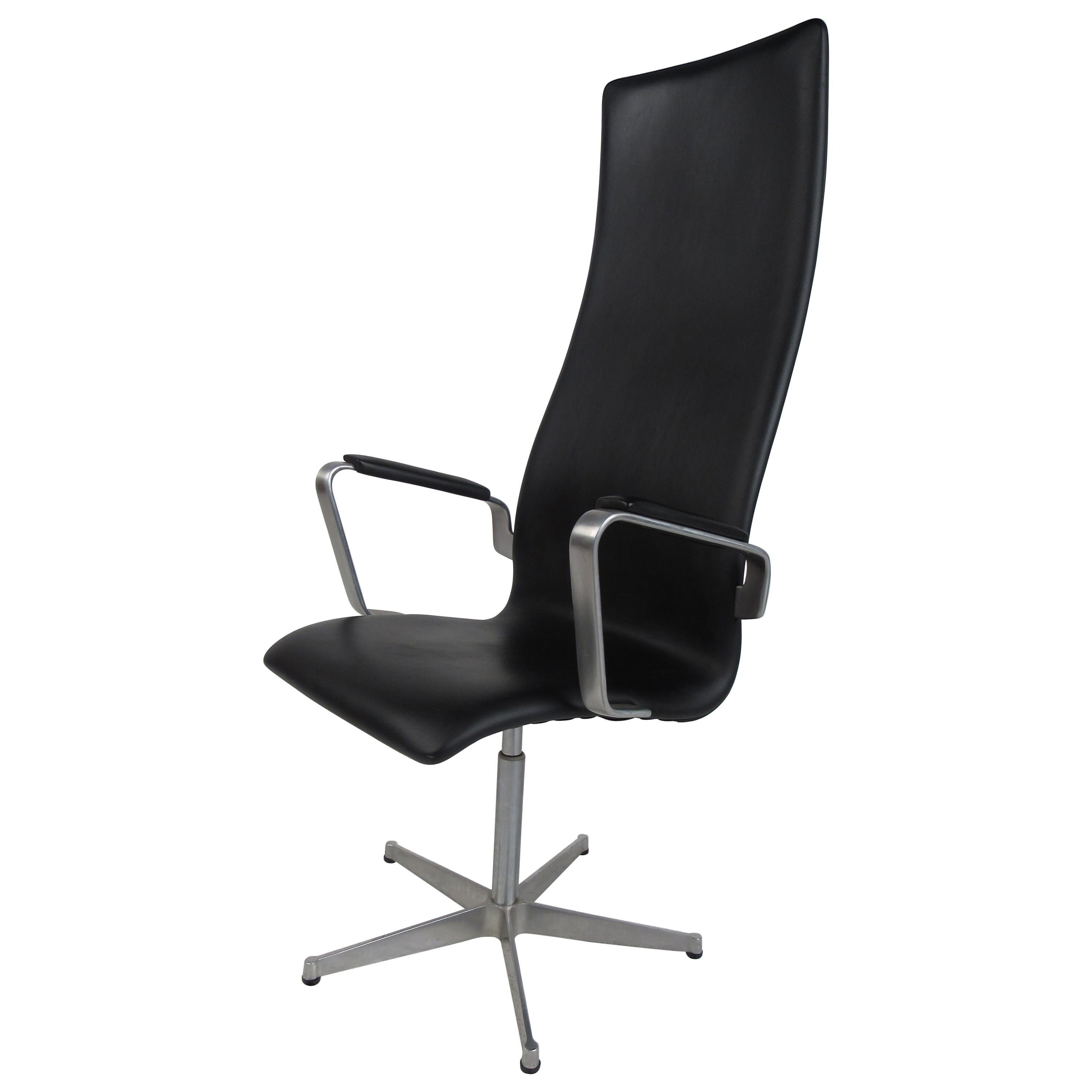 Silla de oficina giratoria Fritz Hansen moderna de mediados de siglo