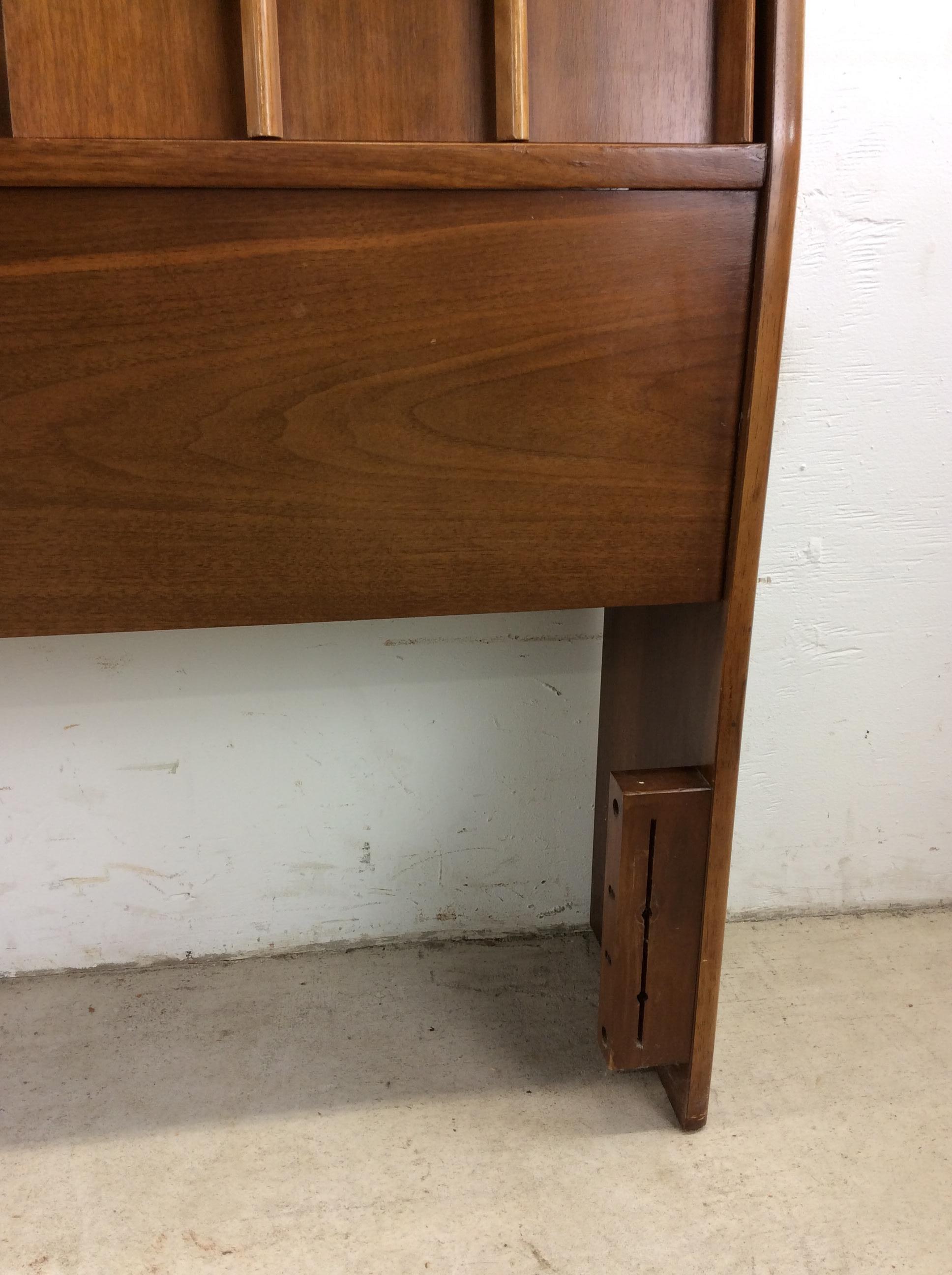 Mid Century Modern Full / Double Storage Headboard by Kent Coffey 3