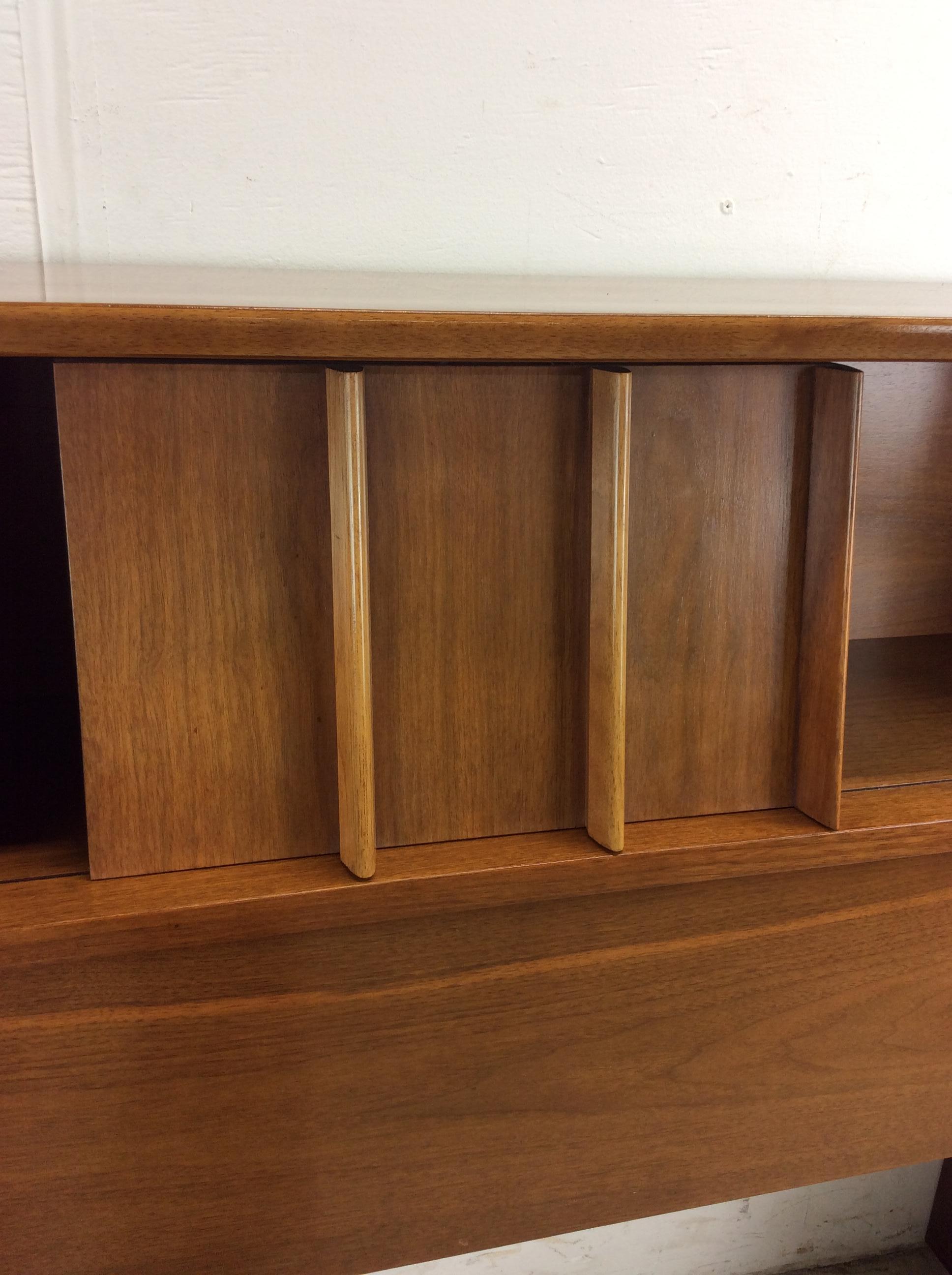 Mid Century Modern Full / Double Storage Headboard by Kent Coffey 8