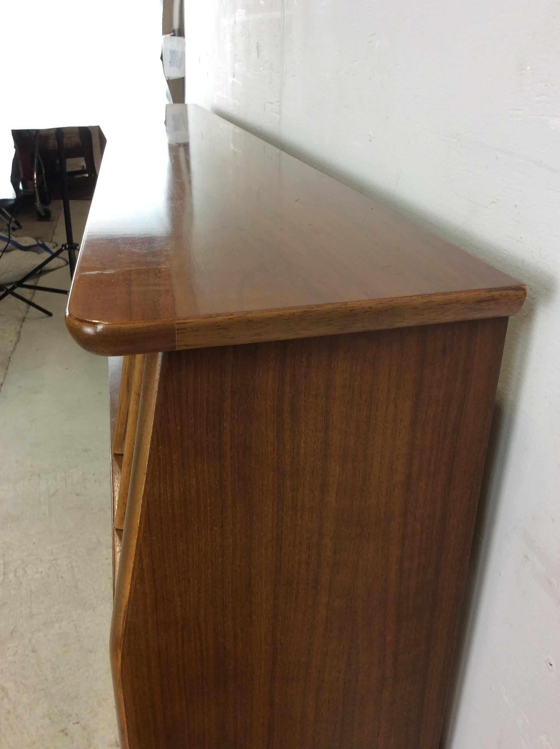 Mid Century Modern Full / Double Storage Headboard by Kent Coffey 11