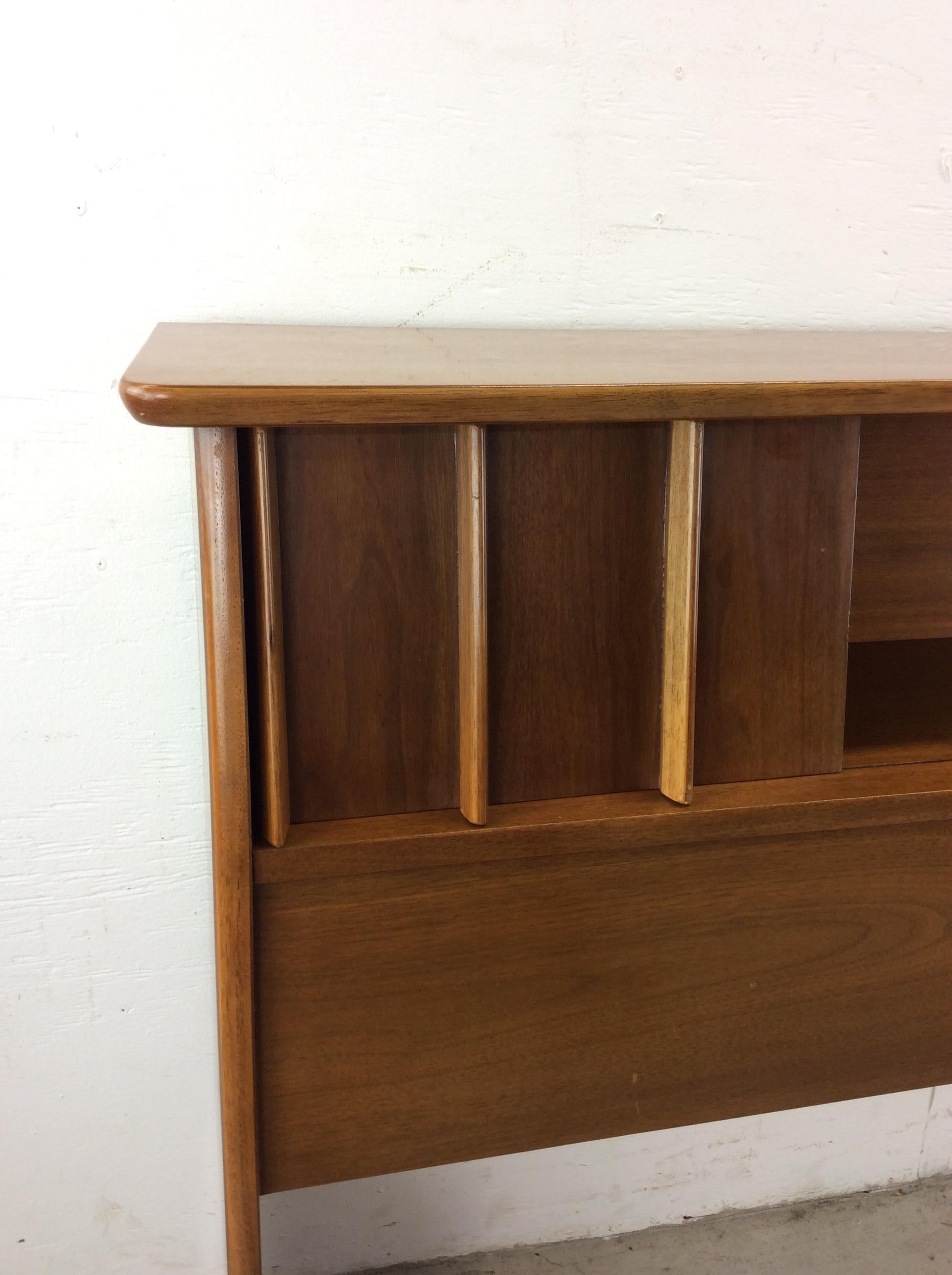 Mid-Century Modern Mid Century Modern Full / Double Storage Headboard by Kent Coffey