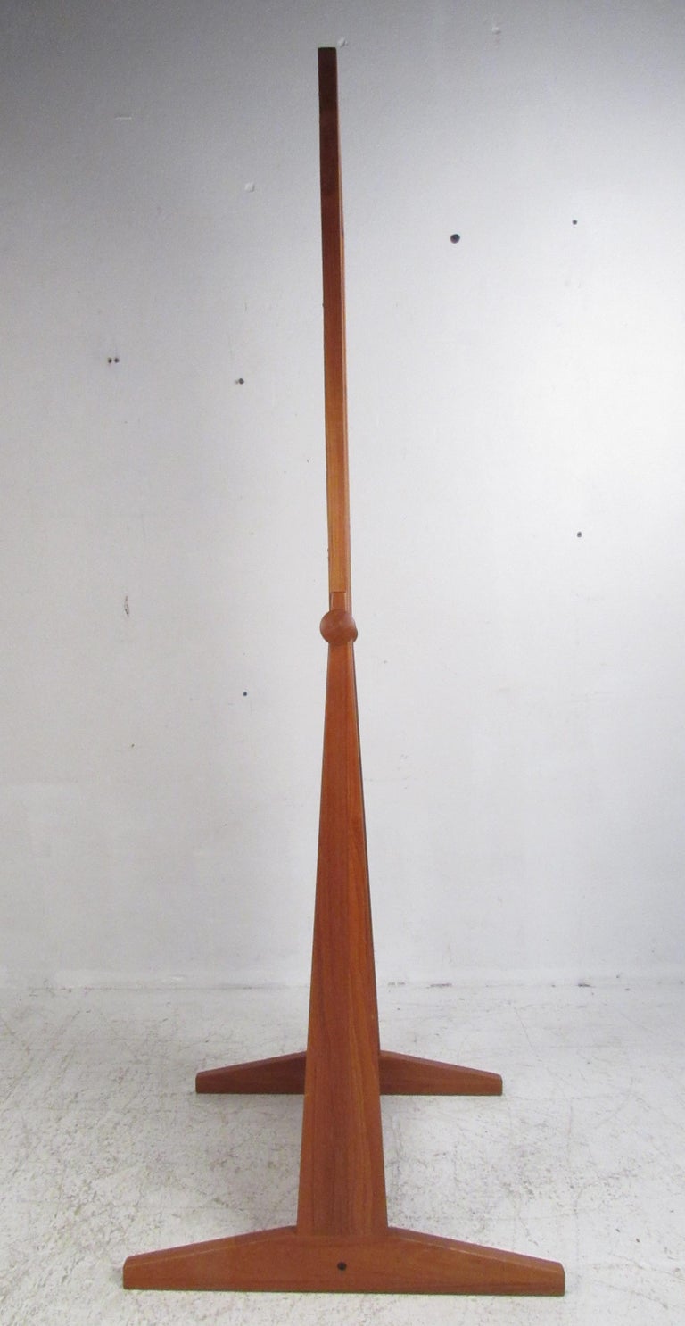 Mid-Century Modern Full Length Teak Mirror by Pederson and Hansen For