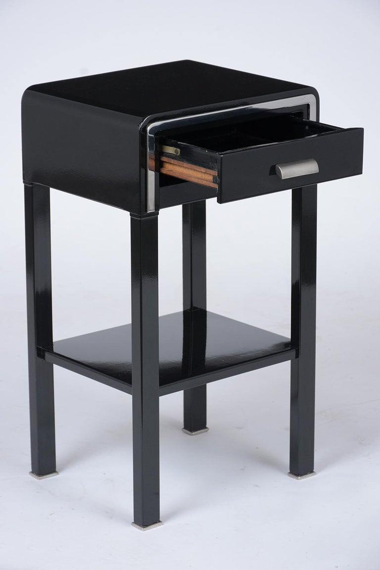 Mid-Century Modern Full Size Bed Frame and Nightstand by ...