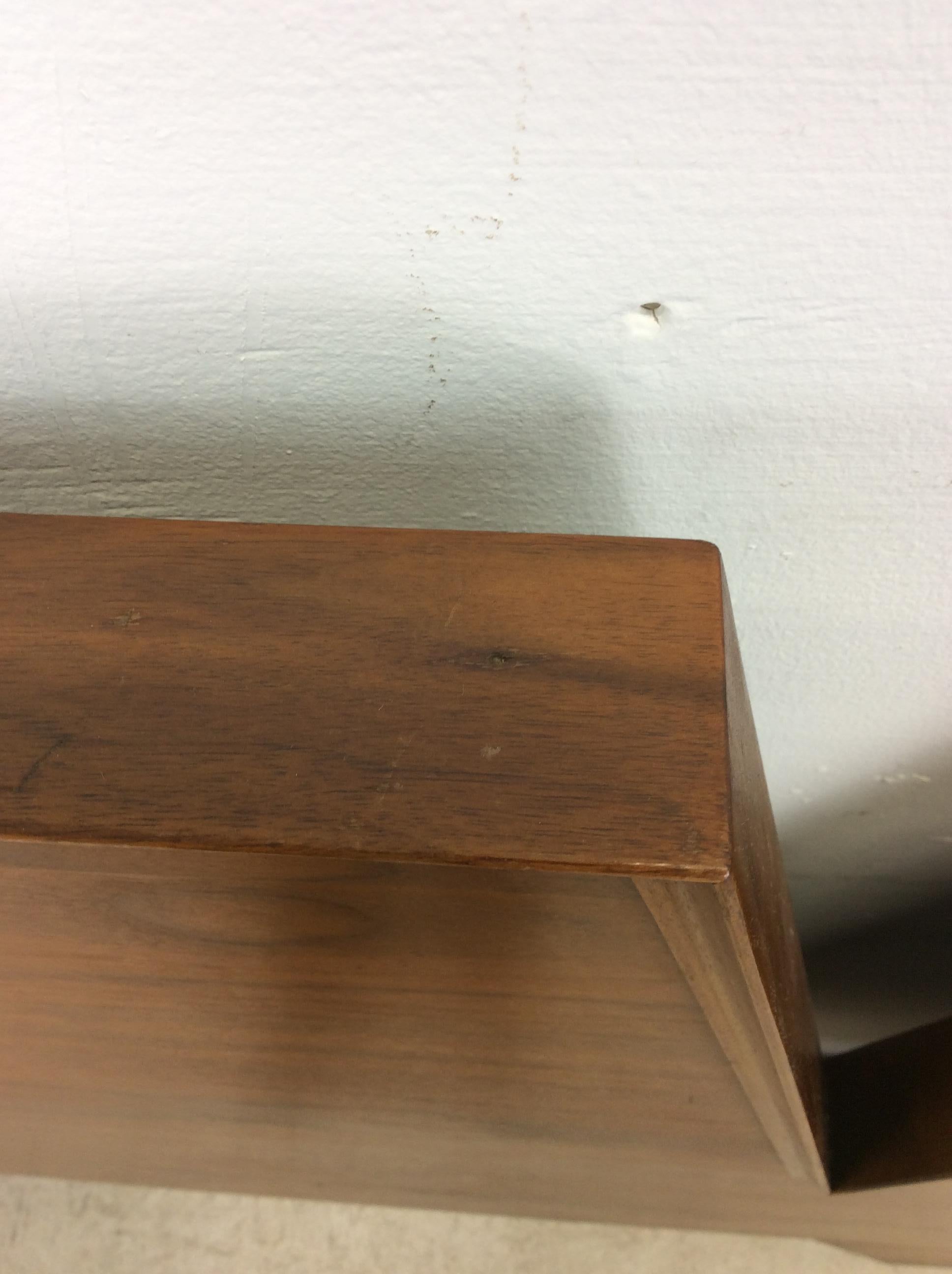 Mid century modern full size headboard by Albert Parvin For Sale 7
