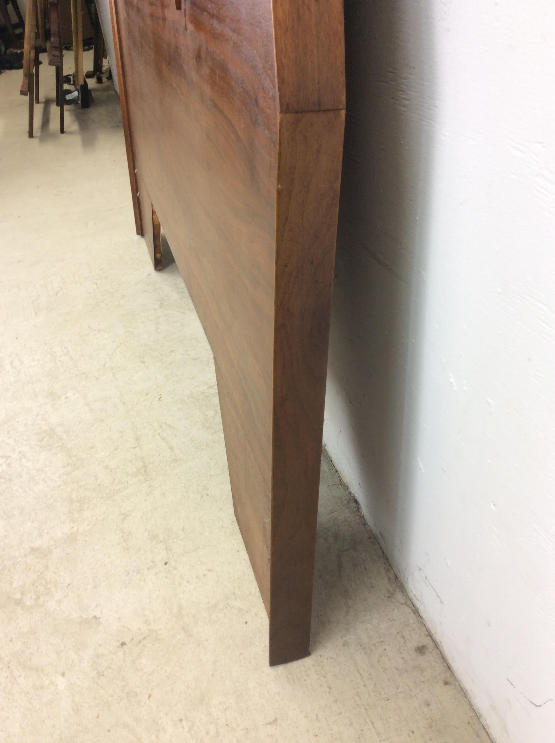 Mid century modern full size headboard by Albert Parvin For Sale 11