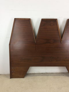 Mid century modern full size headboard by Albert Parvin