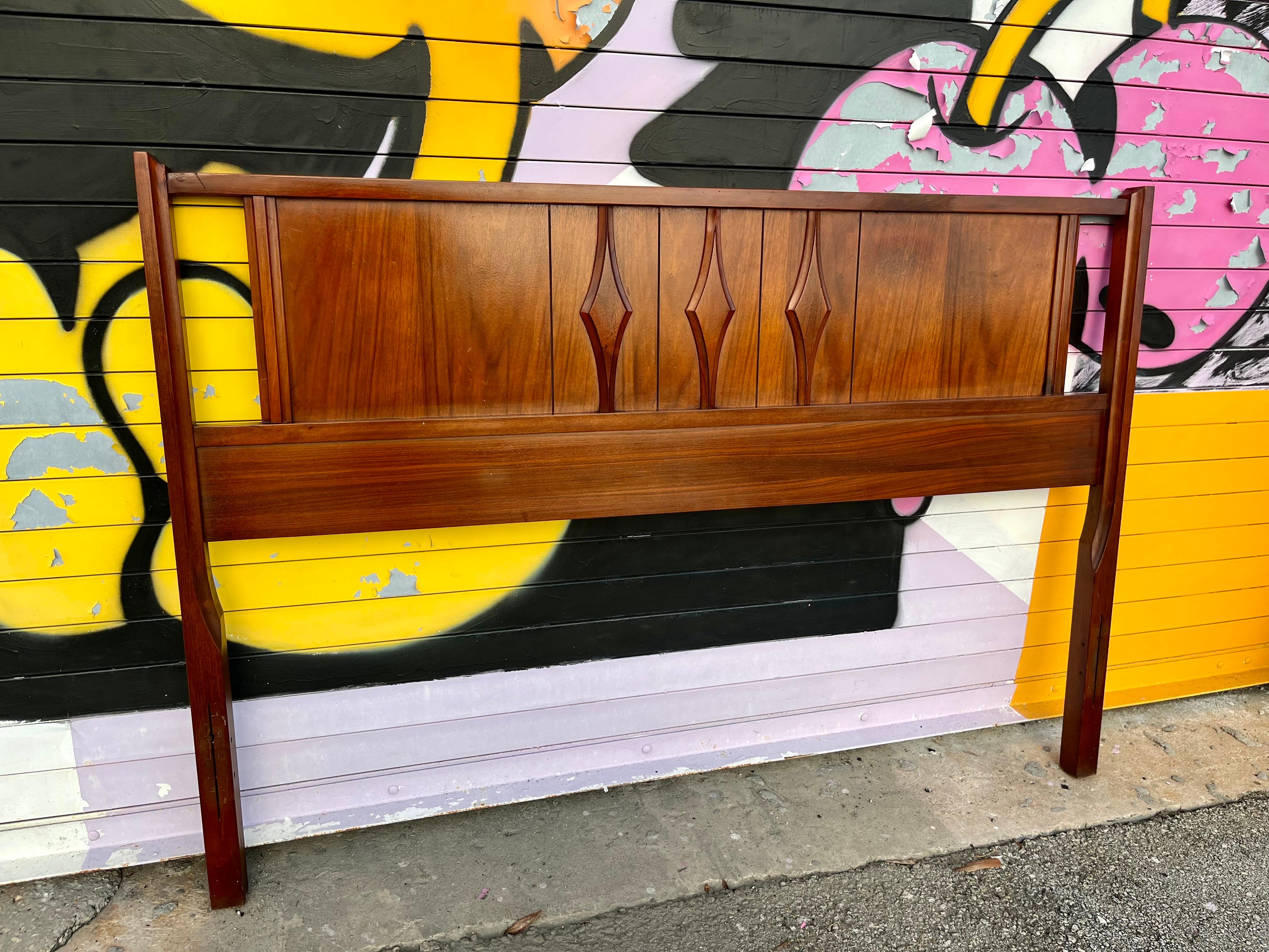 Mid-20th Century Mid Century Modern Full Size Headboard by Coleman of Virginia. Circa 1960s For Sale