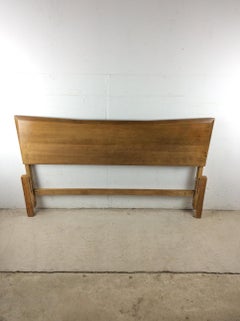 Mid Century Modern Full Size Headboard with Sable Finish by Heywood Wakefield