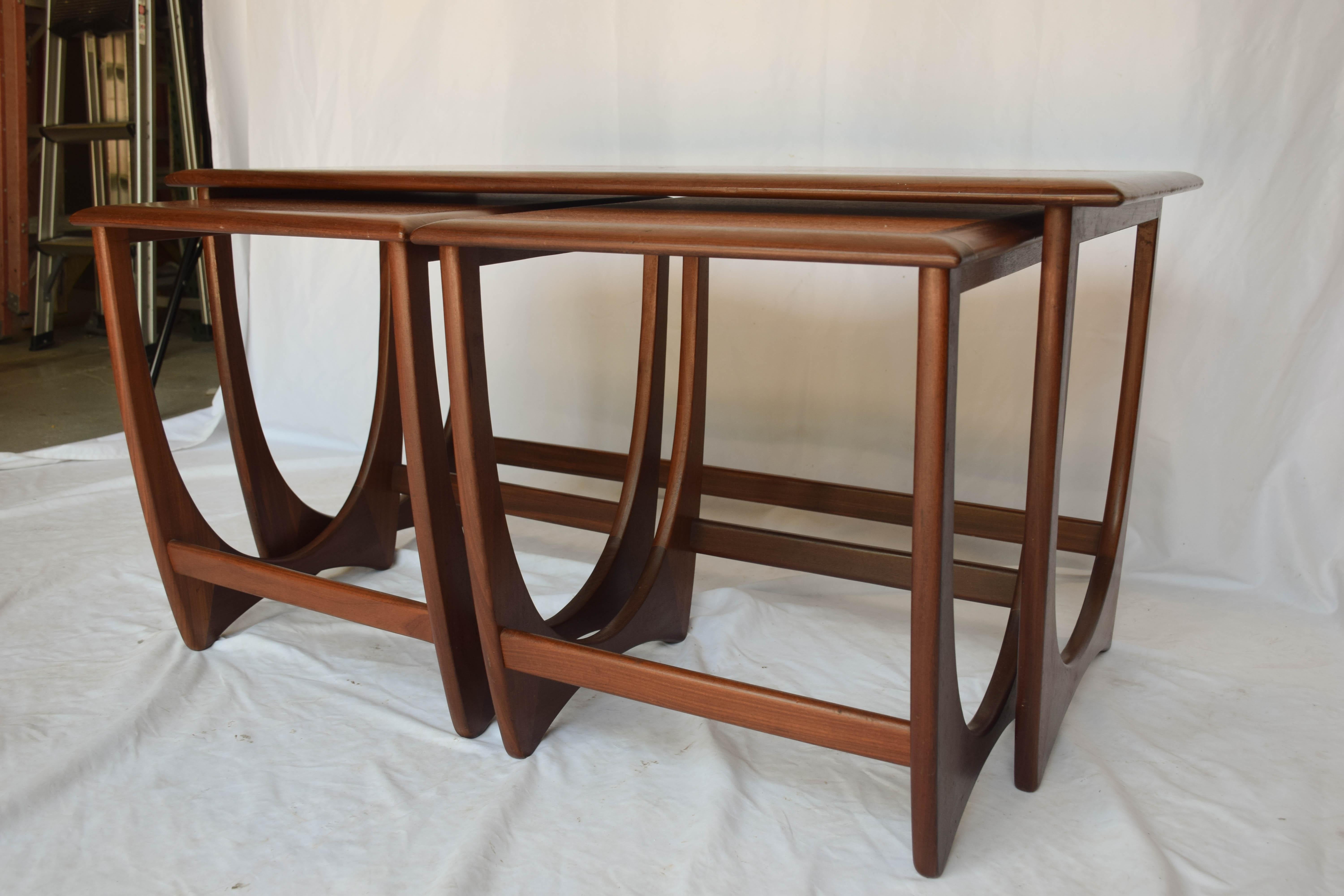 Mid-Century Modern G Plan Astro Nesting Tables 13