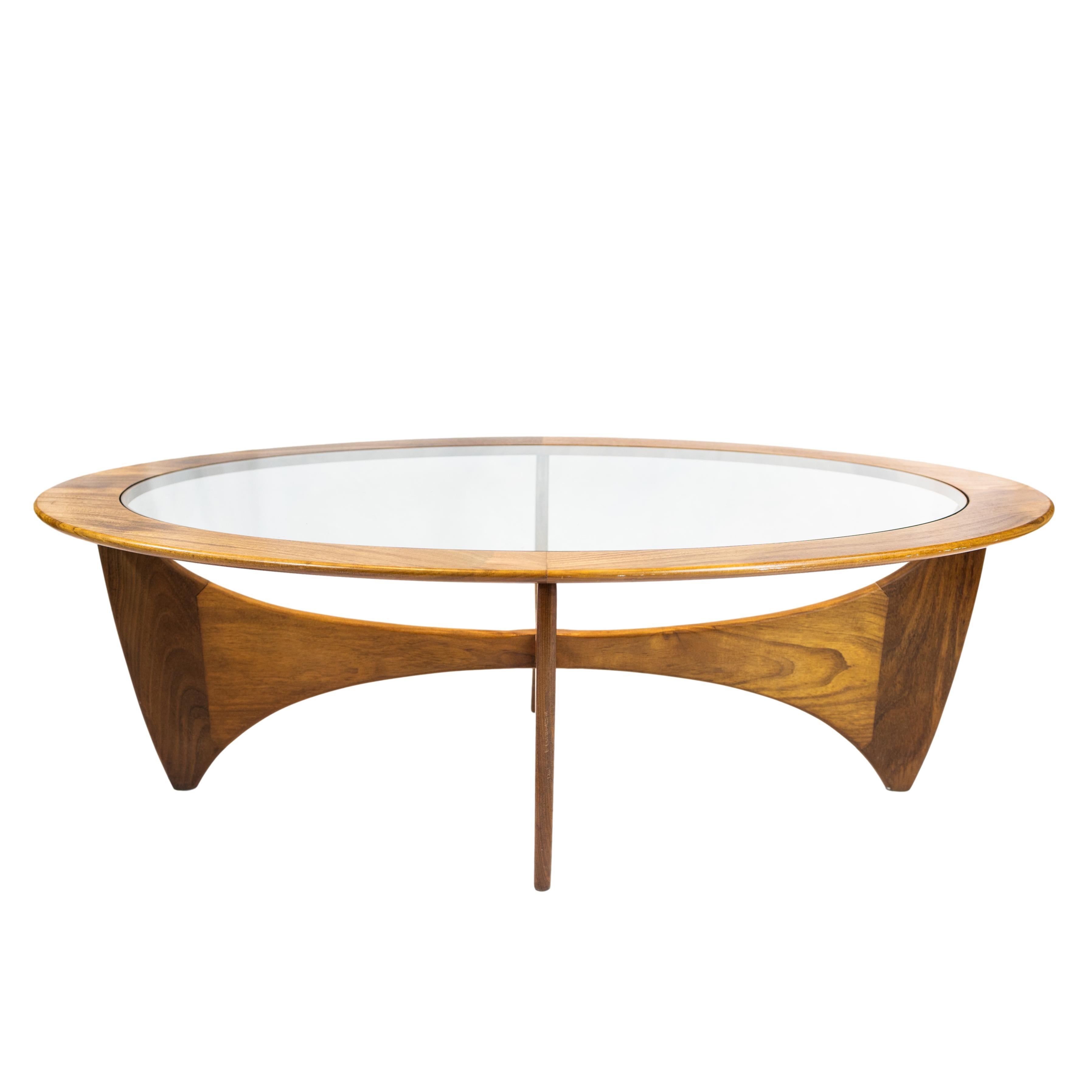 Mid-Century Modern G-Plan 'Astro' Oval Coffee Table, Teak, ca. 1960, W-48ins 3