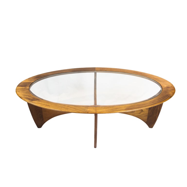 MidCentury Modern GPlan 'Astro' Oval Coffee Table, Teak, ca. 1960, W