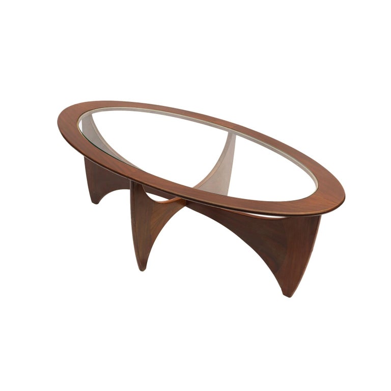 MidCentury Modern GPlan 'Astro' Oval Coffee Table, Teak, circa 1960