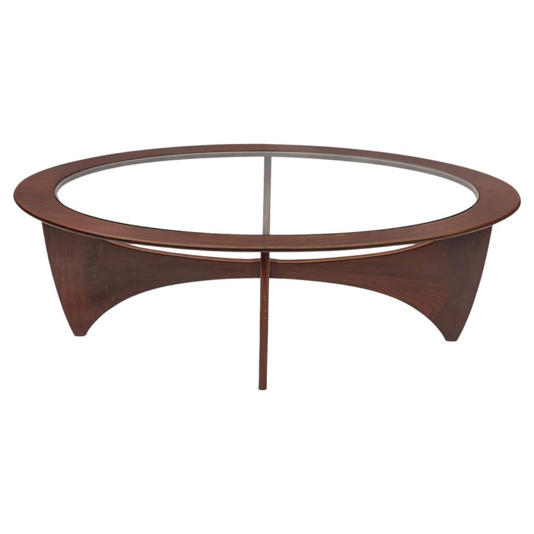 MidCentury Modern GPlan 'Astro' Oval Coffee Table, Teak, circa 1960