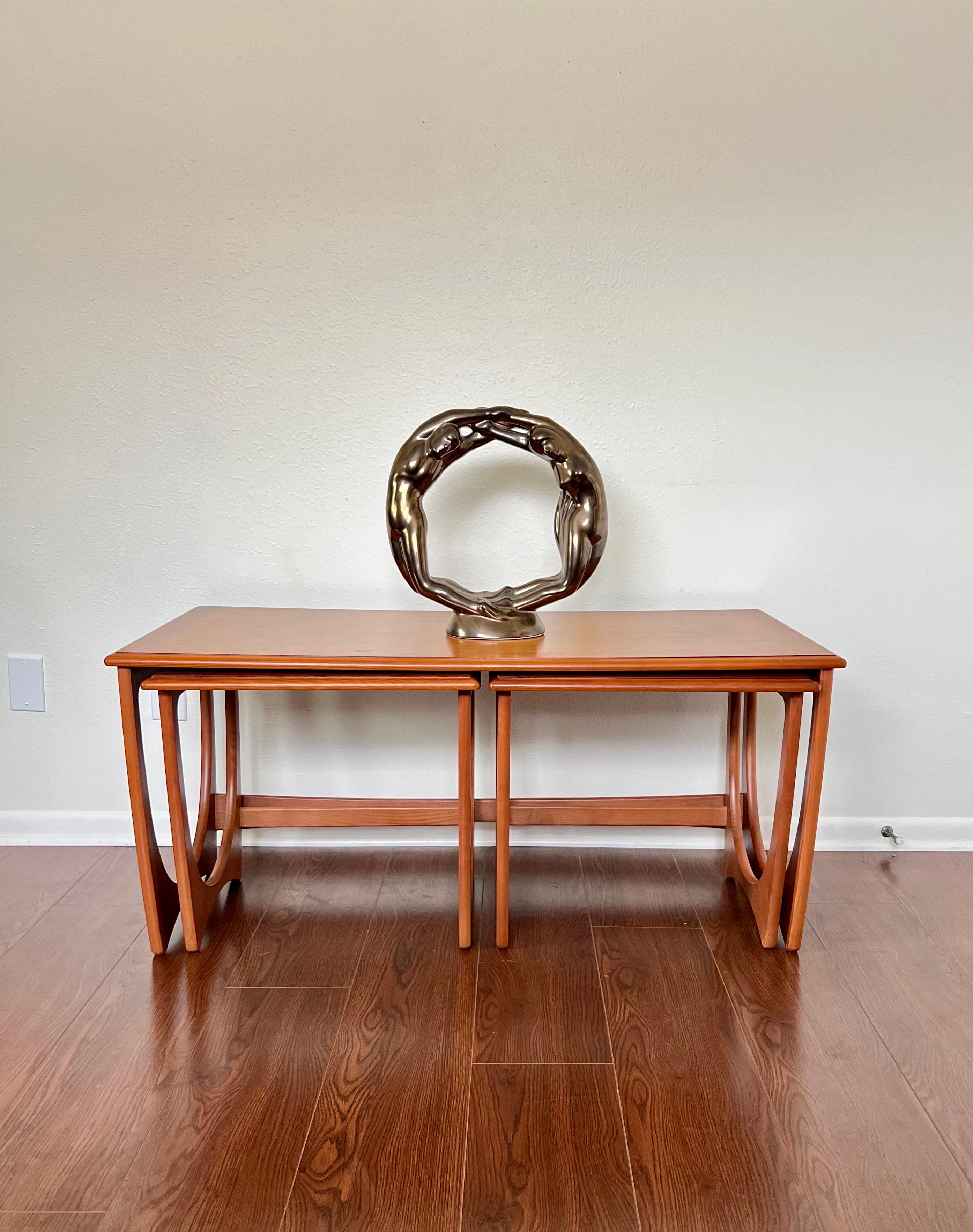 Mid-Century Modern Mid Century Modern G Plan Astro Teak Nesting Tables Designed by Victor Wilkins