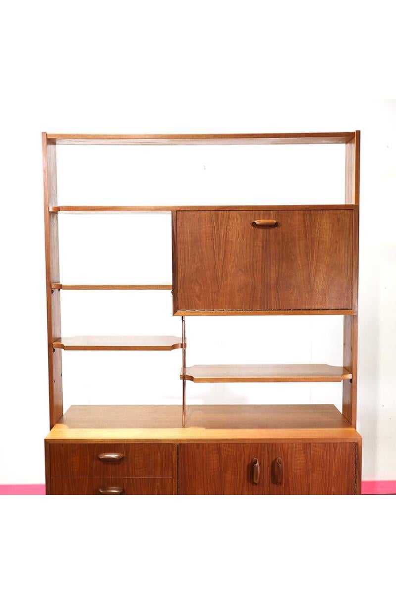 Mid Century Modern Vintage G Plan Brasilia Room Divider Bookcase 3