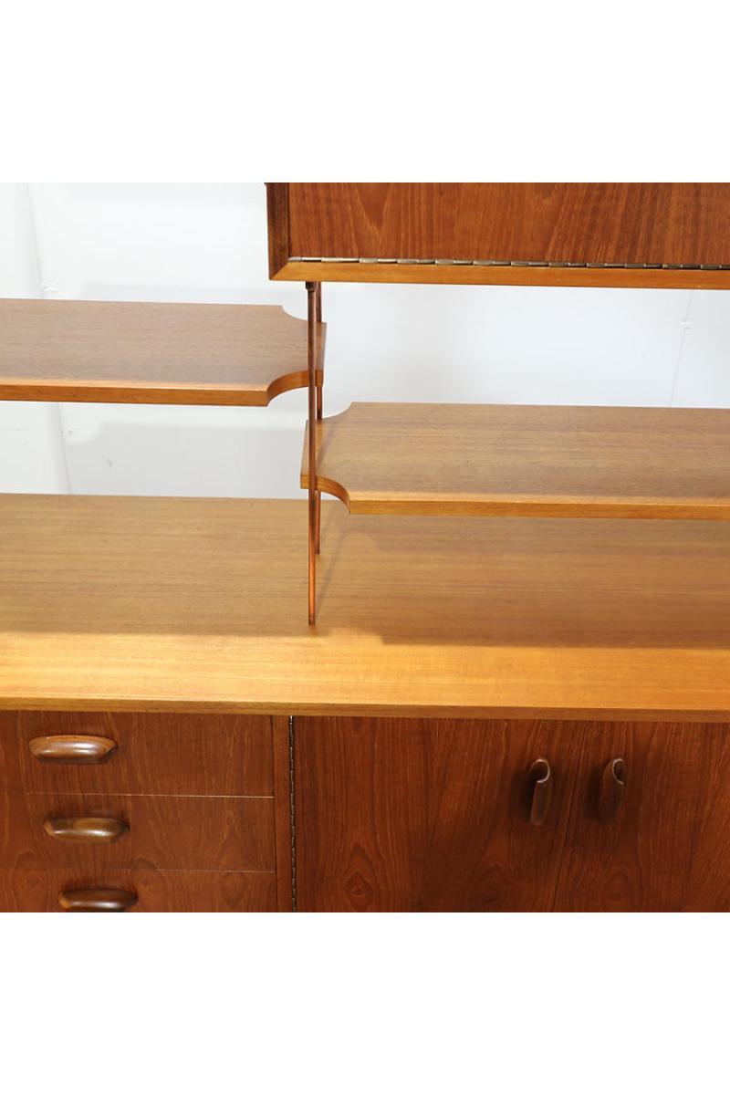 Mid Century Modern Vintage G Plan Brasilia Room Divider Bookcase 5