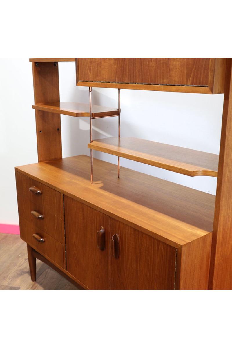 Mid Century Modern Vintage G Plan Brasilia Room Divider Bookcase 8