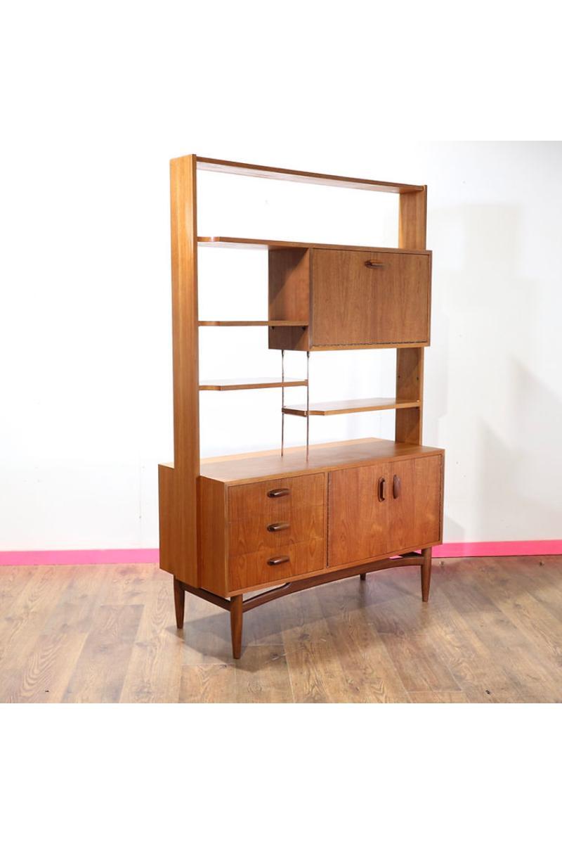Mid-Century Modern Mid Century Modern Vintage G Plan Brasilia Room Divider Bookcase