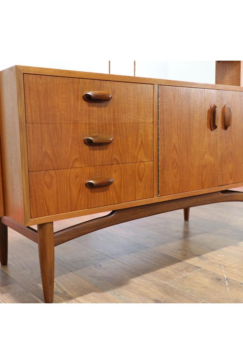 Mid Century Modern Vintage G Plan Brasilia Room Divider Bookcase 2
