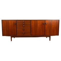 Mid Century Modern G Plan Danish Range Long Teak Credenza IB Kofod Larsen 1965