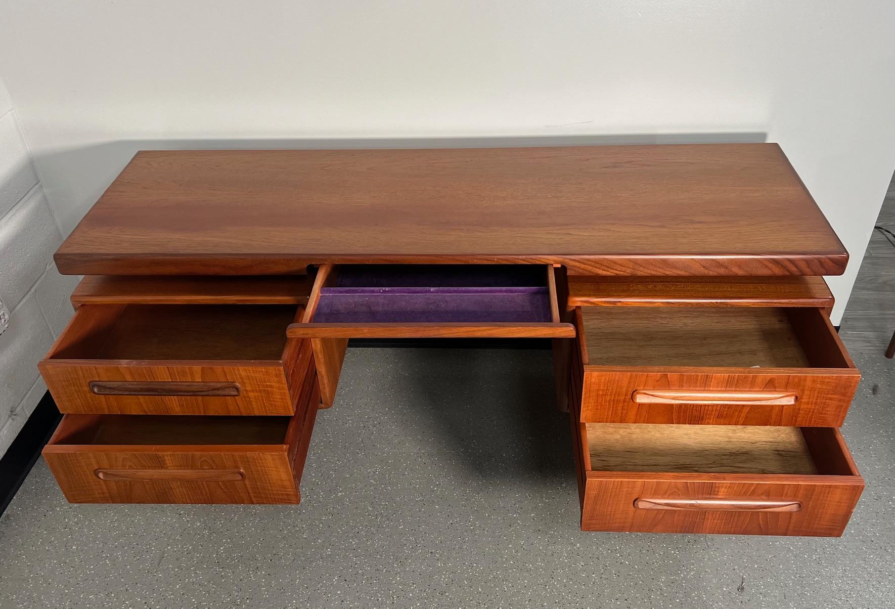 British Mid Century Modern G Plan Fresco Teak Desk