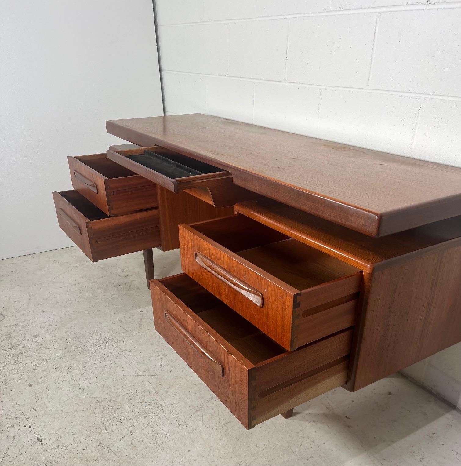 Mid-Century Modern Mid Century Modern G Plan Fresco Teak Desk Or Vanity