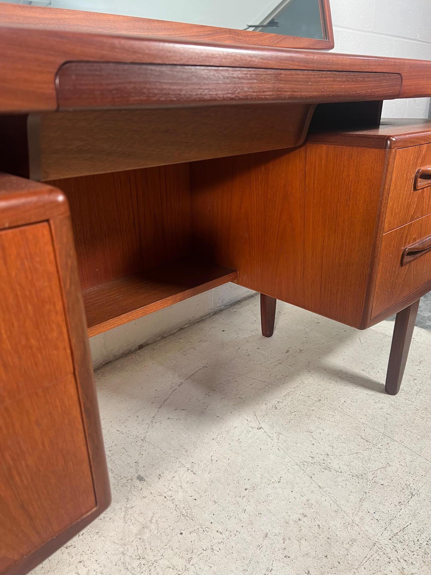 Mid Century Modern G Plan Fresco Teak Vanity With Mirror 5