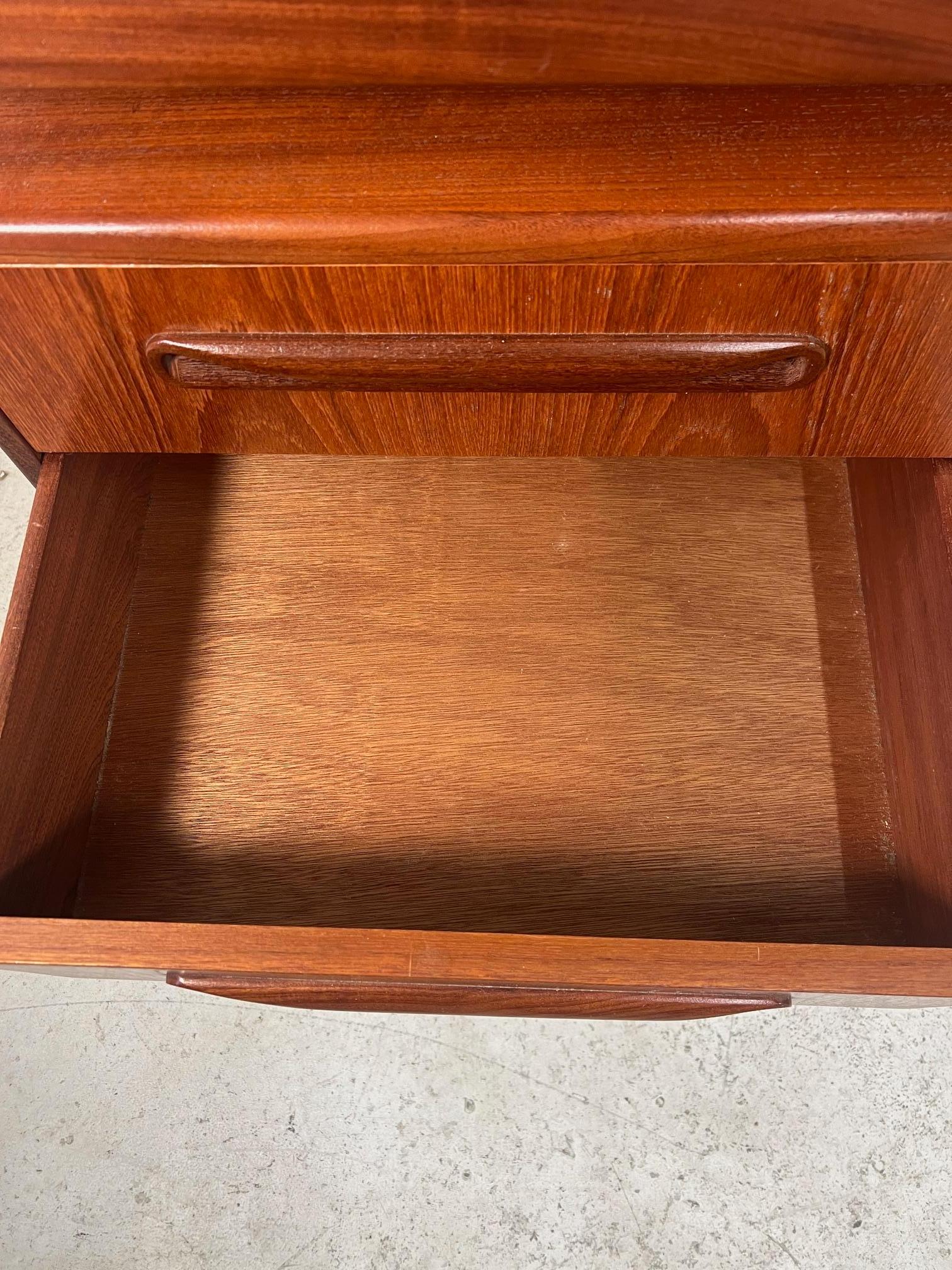 Mid Century Modern G Plan Fresco Teak Vanity With Mirror 1