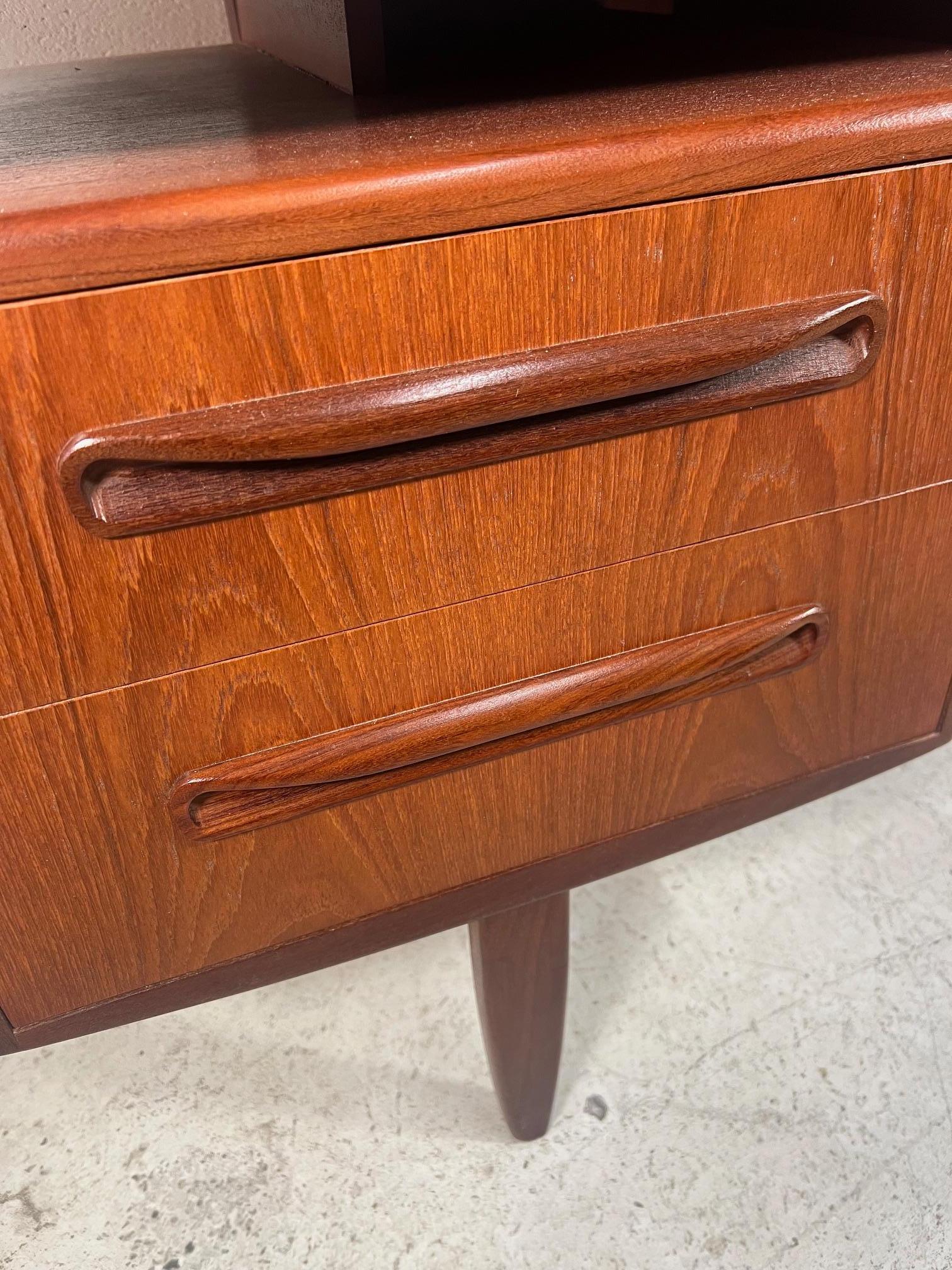 Mid Century Modern G Plan Fresco Teak Vanity With Mirror 2