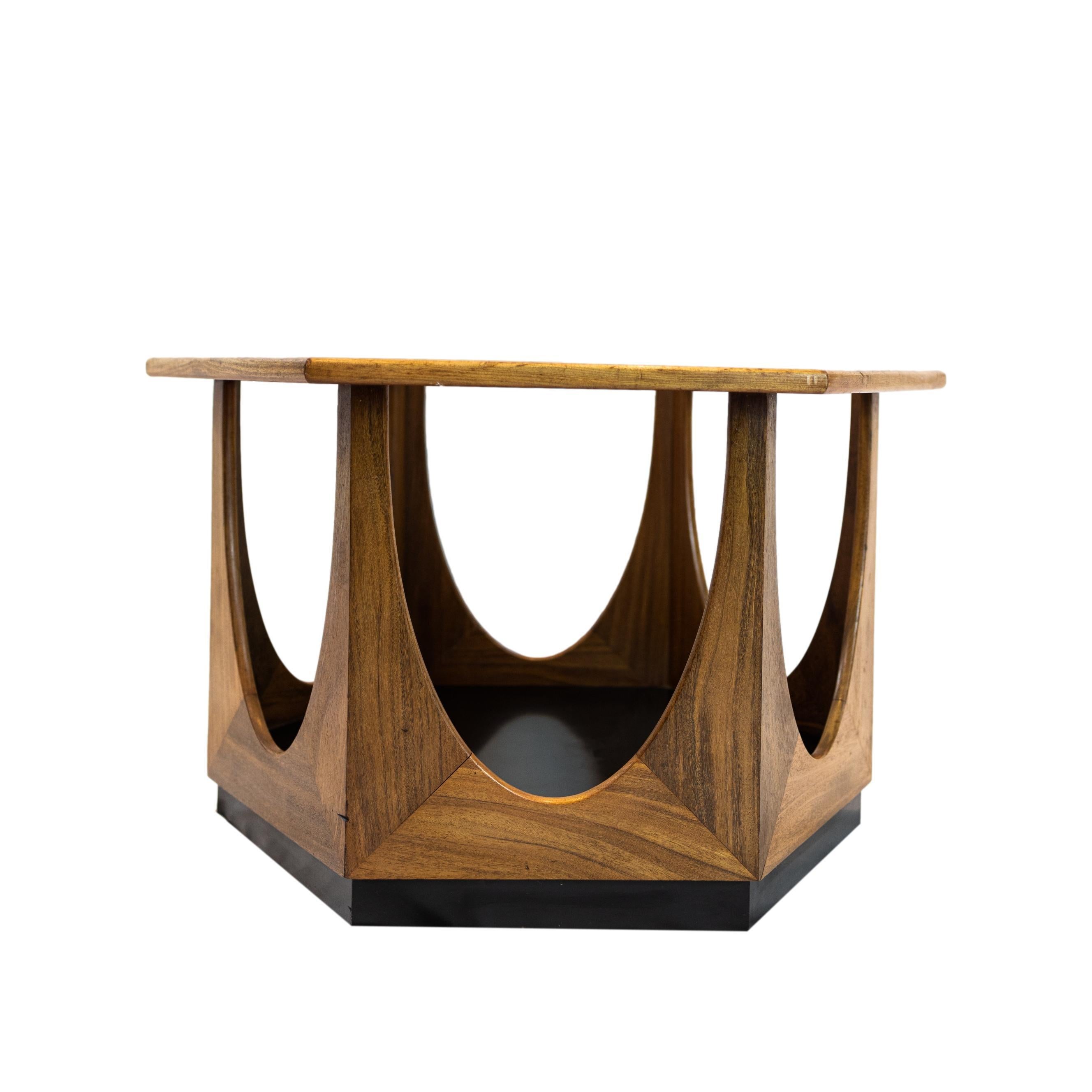 Mid-Century Modern G-Plan Hexagonal Coffee/Side Table, Teak, English, ca. 1960s 3