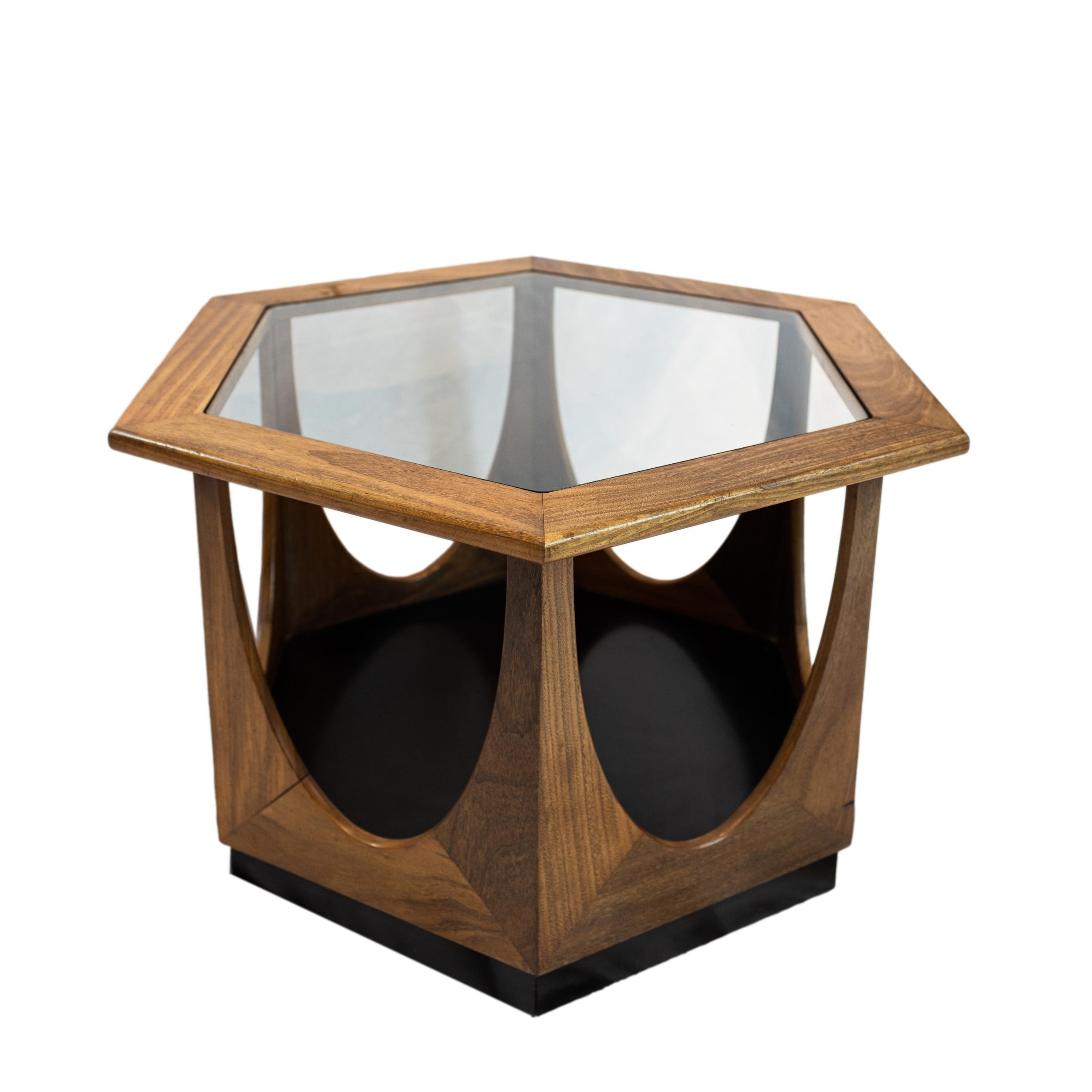 Mid-20th Century Mid-Century Modern G-Plan Hexagonal Coffee/Side Table, Teak, English, ca. 1960s