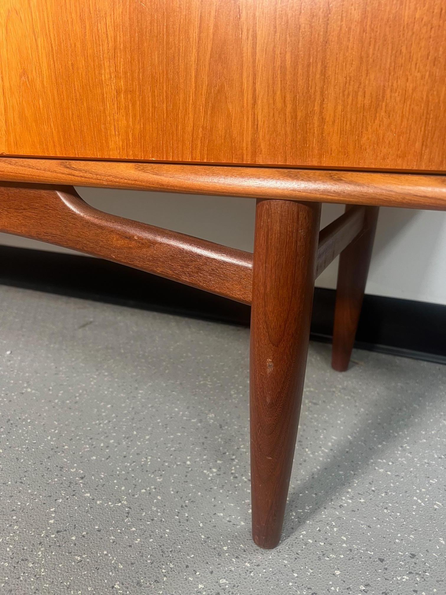 Mid Century Modern G Plan Teak Highboard Buffet With Secretary Or Bar 9