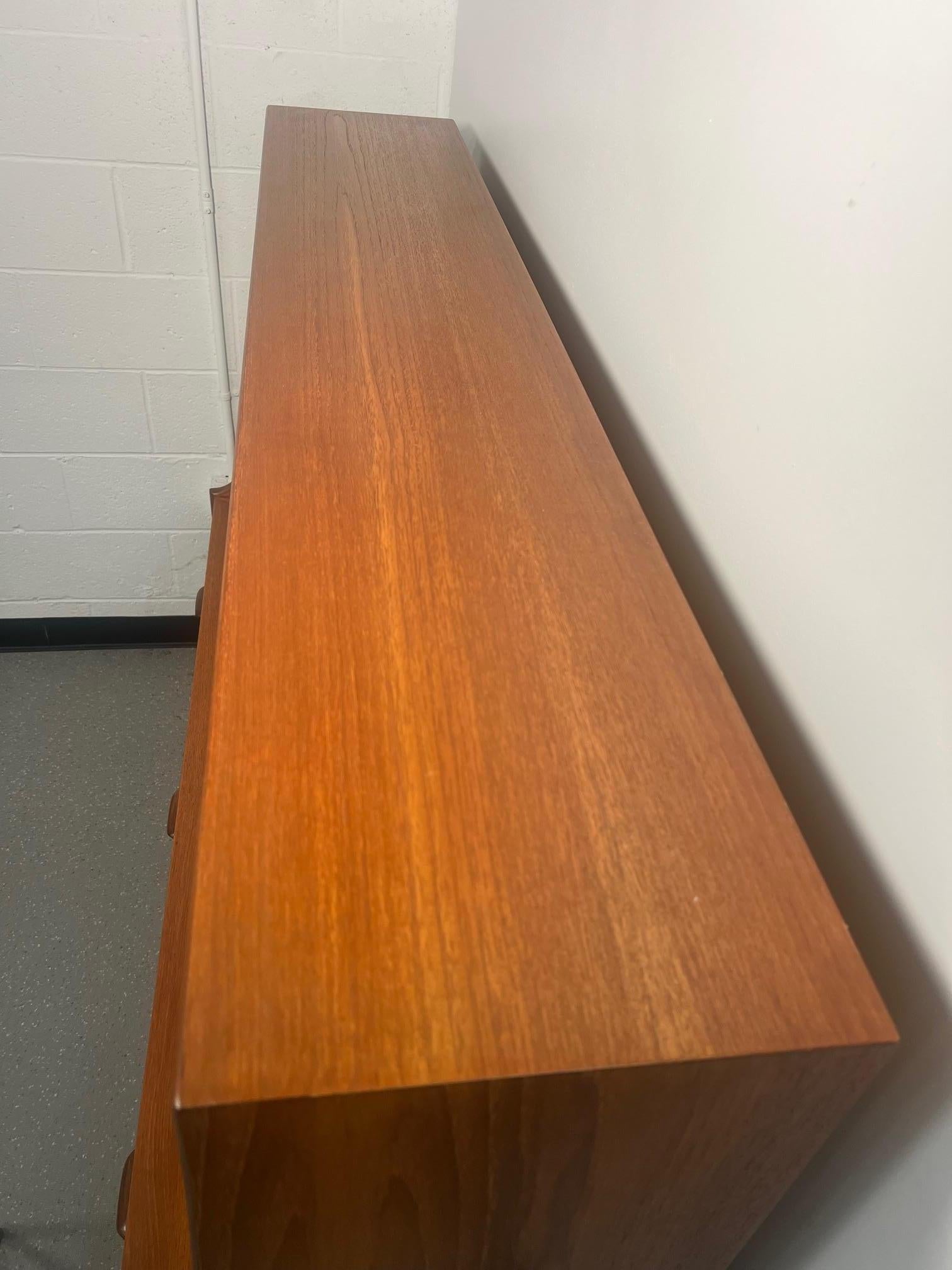 Mid Century Modern G Plan Teak Highboard Buffet With Secretary Or Bar 10