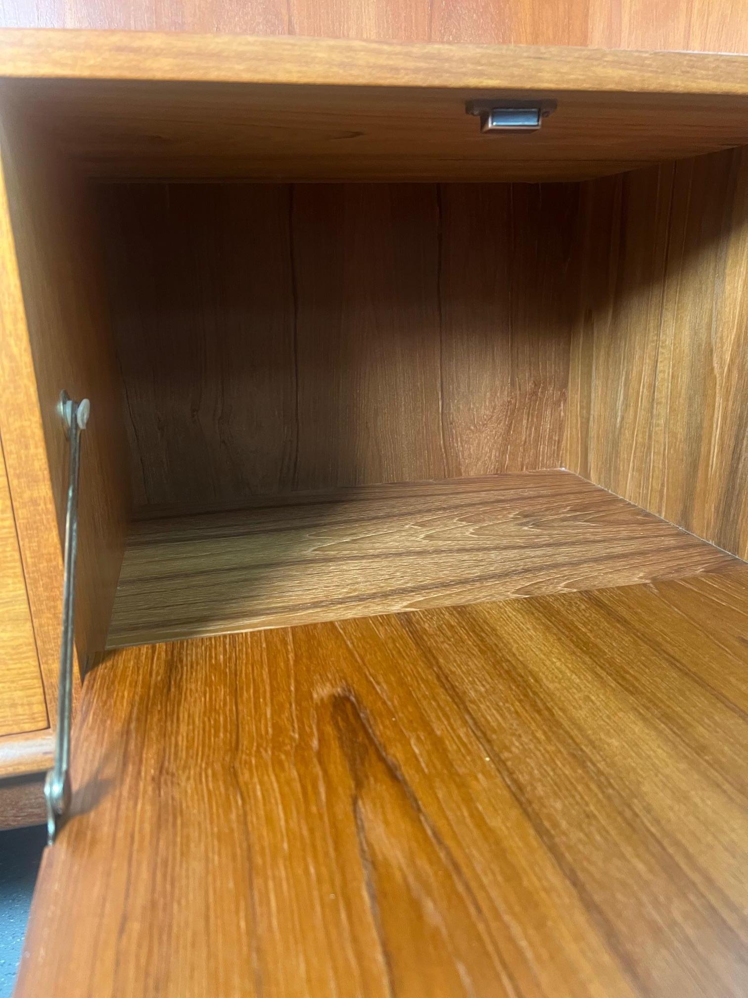 Mid Century Modern G Plan Teak Highboard Buffet With Secretary Or Bar 2