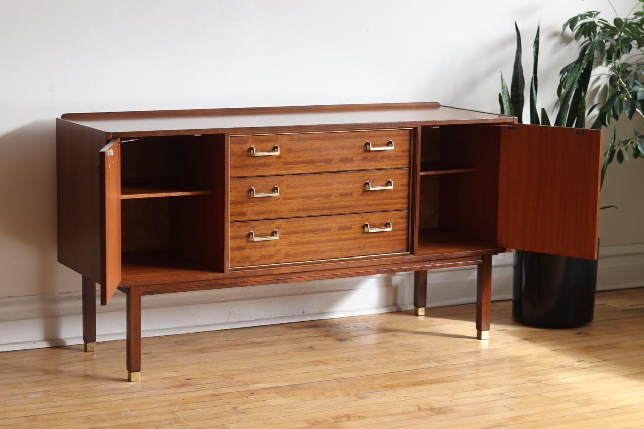 American Mid-Century Modern G-Plan Tola Credenza