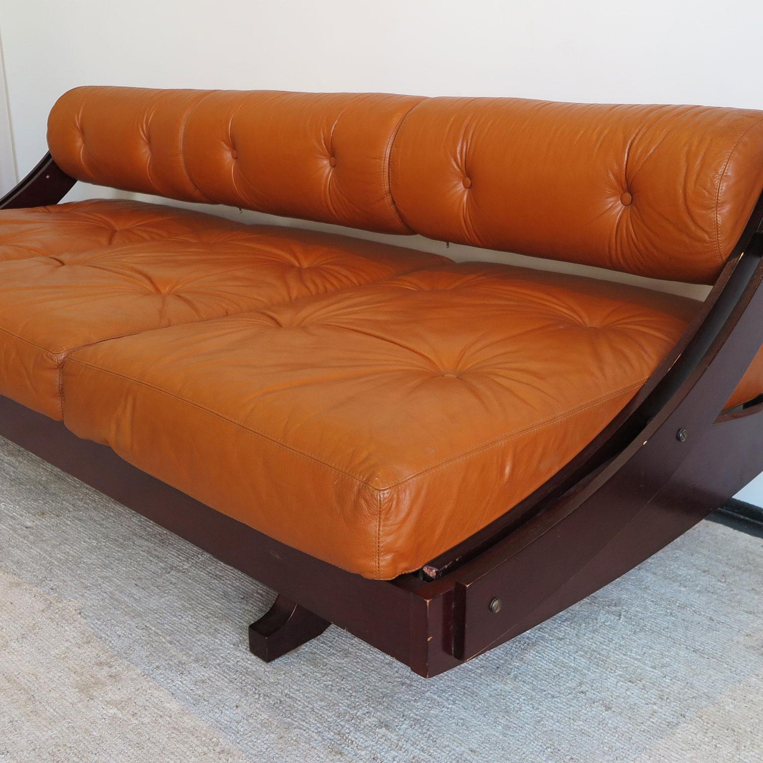20th Century Mid-Century Modern G. Songia Daybed Sofa, Italy, circa 1965