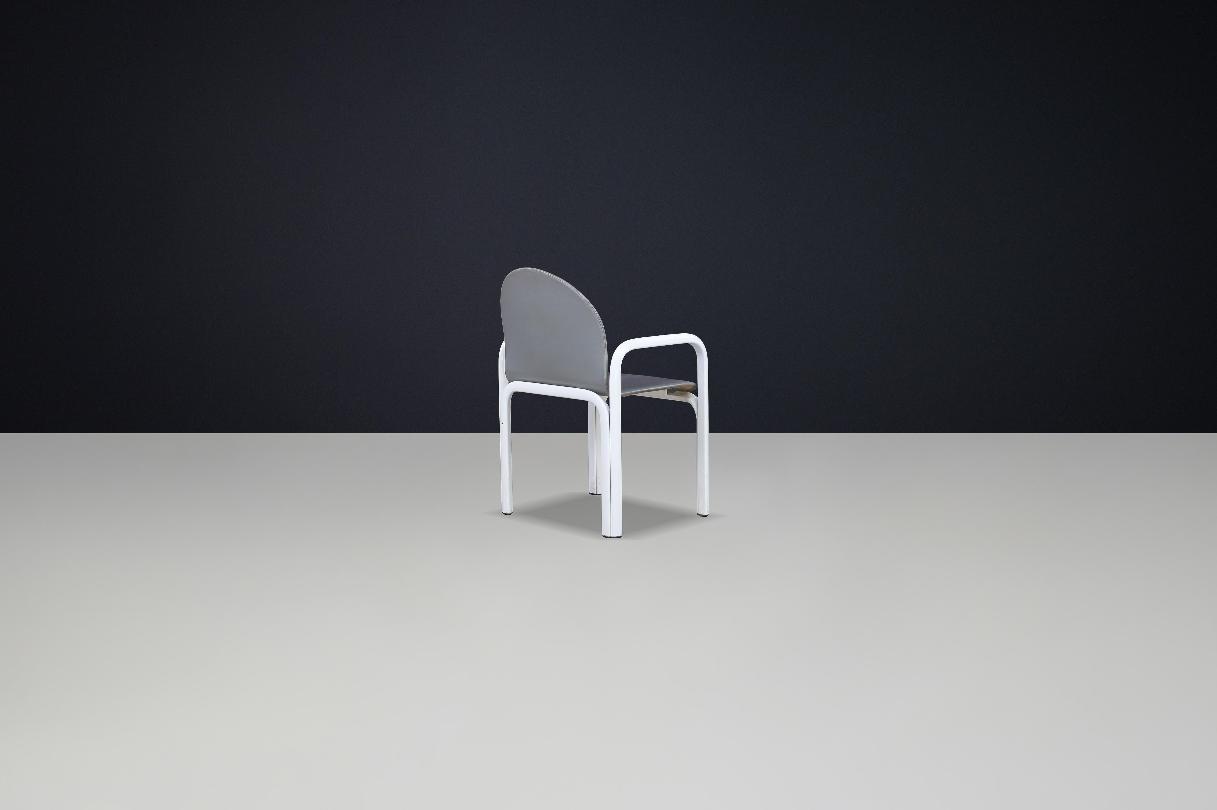 Mid-Century Modern Gae Aulenti für Knoll International Sessel in Leder 1970 im Zustand „Gut“ im Angebot in Almelo, NL