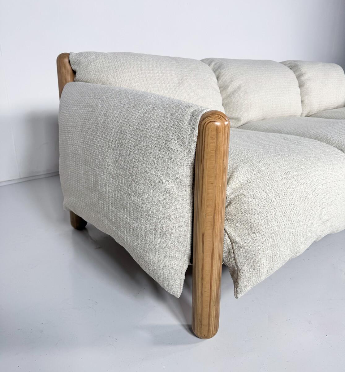 Fin du 20e siècle Canapé Gambadilegno de style mi-siècle moderne par Enzo Mari pour Driade, Italie, 1974 en vente