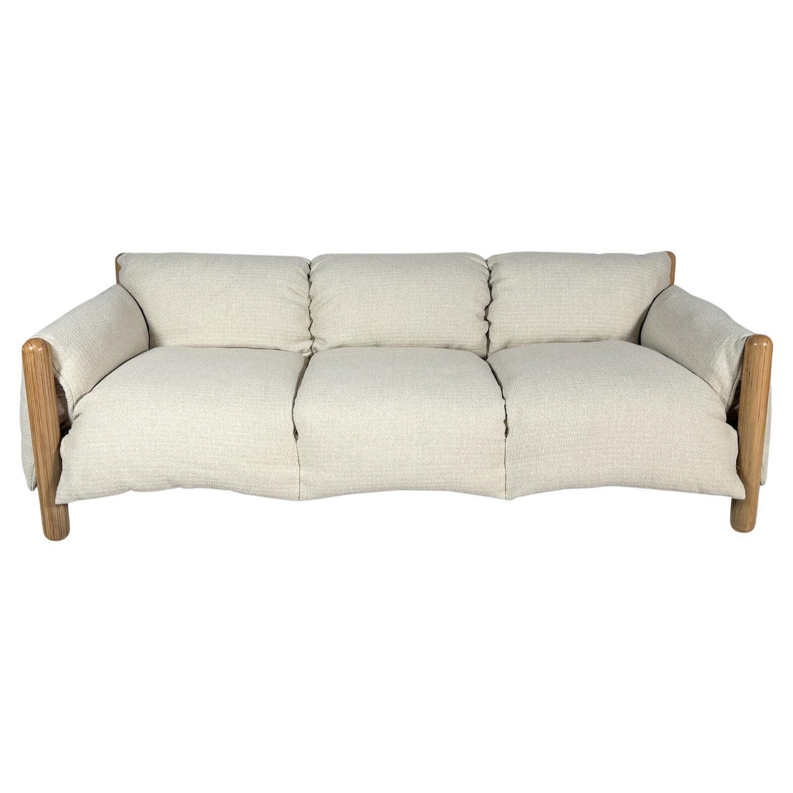 Mid-Century Modern Gambadilegno Sofa by Enzo Mari for Driade, Italy, 1974