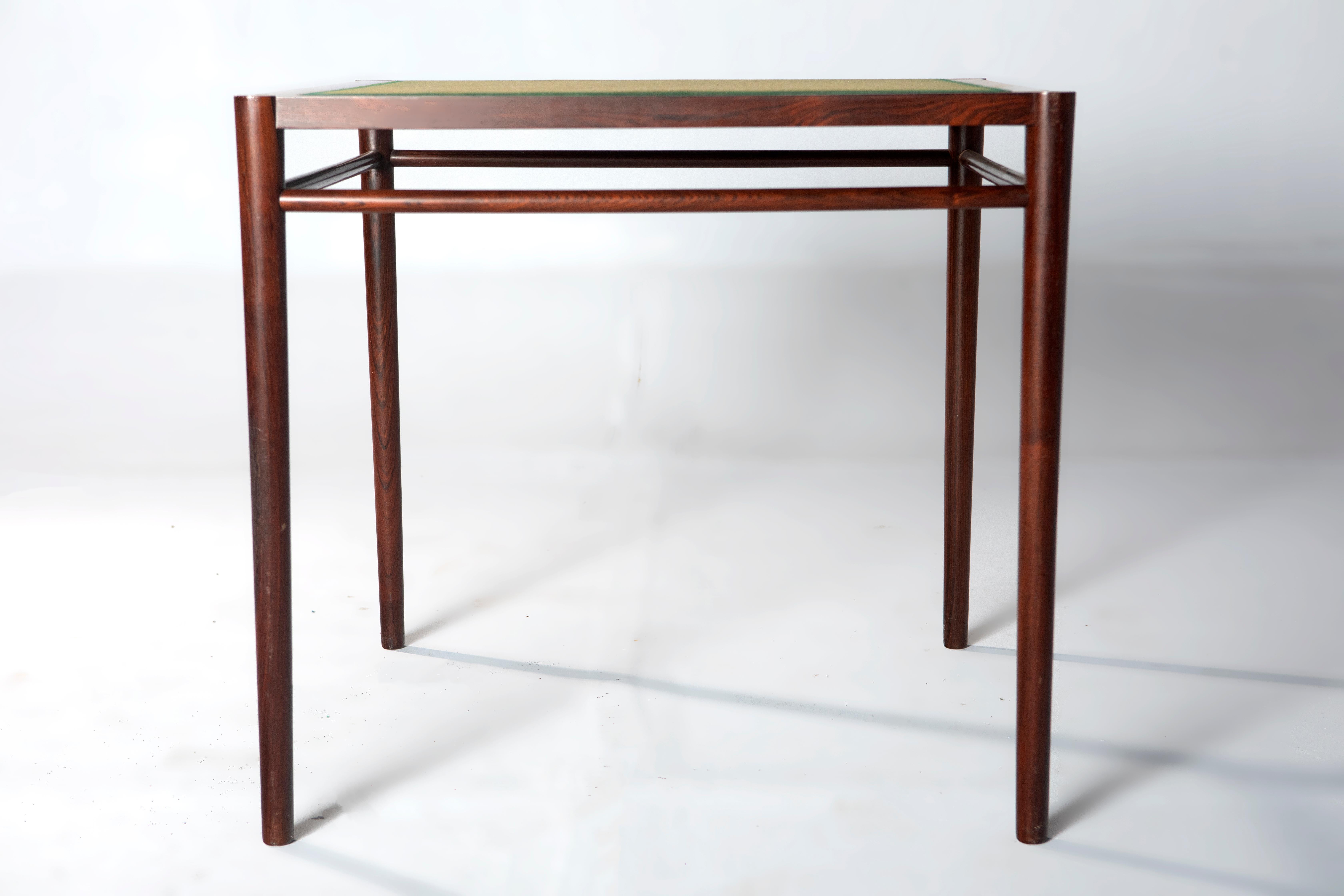 Mid-Century Modern Game Table by Mobília Contemporânea, 1960s In Good Condition For Sale In Deerfield Beach, FL