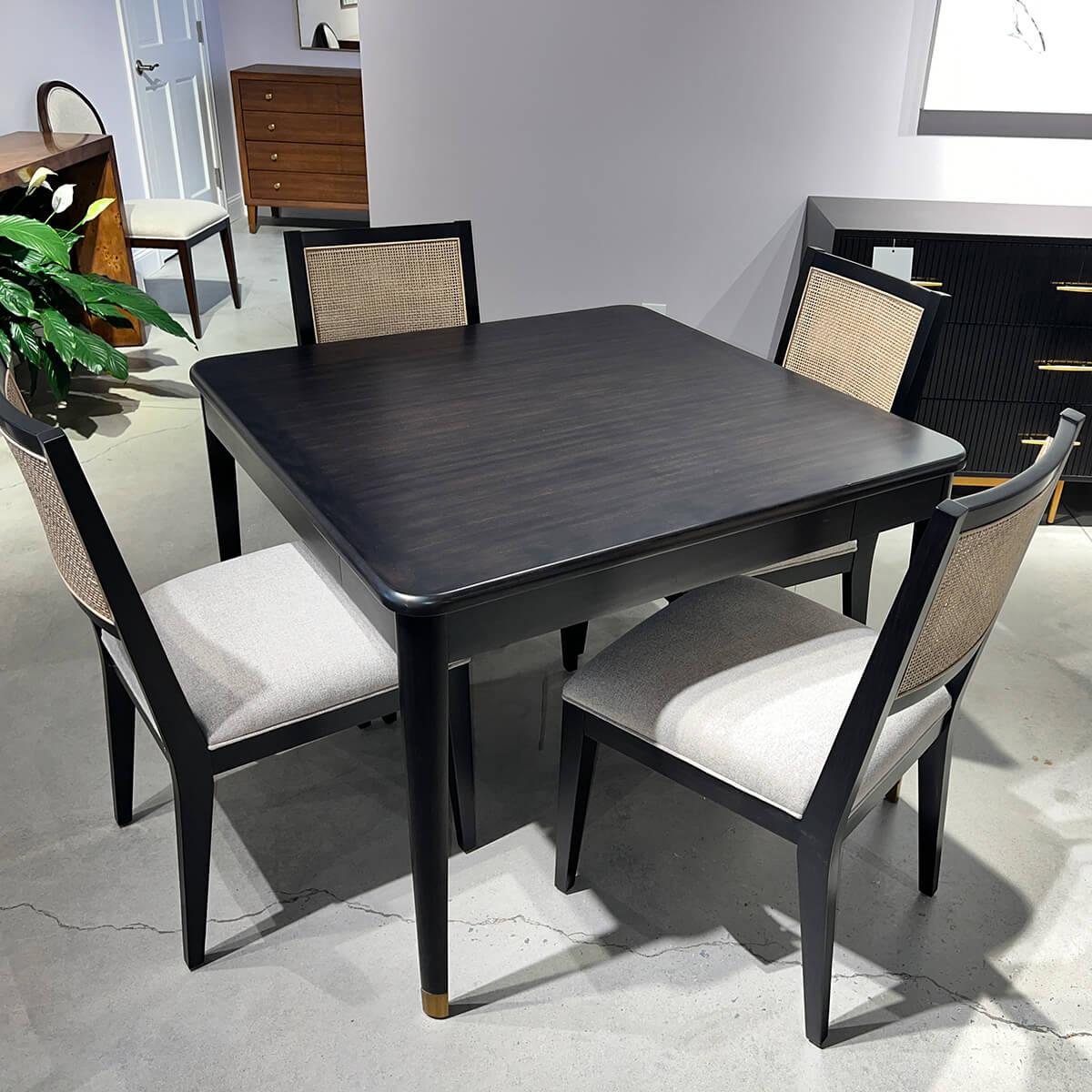 Mid-Century Modern Mid Century Modern Game Table in Espresso Finish For Sale